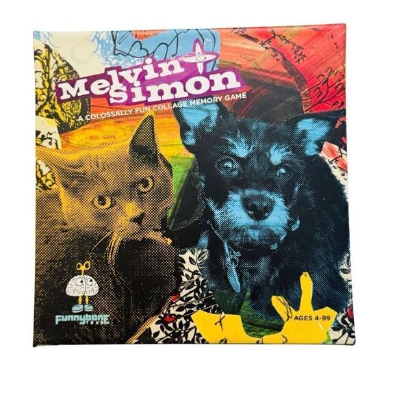 Melvin + Simon Matching Game Collage Cards Age 4+ Pairs Memory Activity NEW - Picture 1 of 4